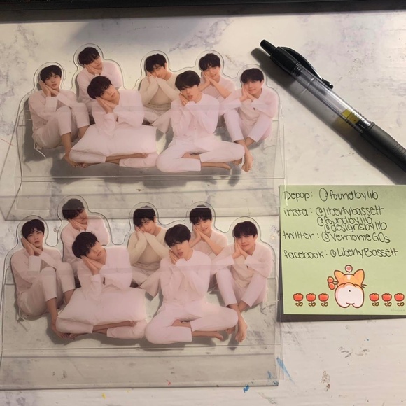 BTS LOVE YOURSELF STANDEES - Picture 1 of 2